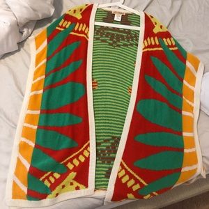 Mara Hoffman knit cape poncho